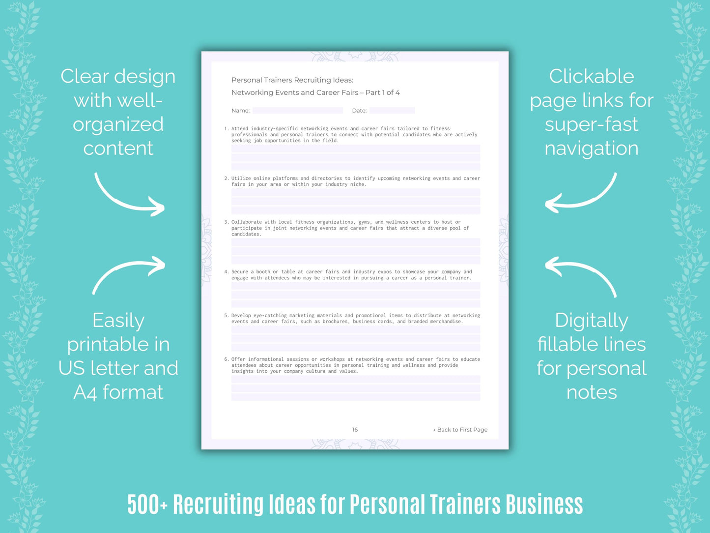 Personal Trainers Business Templates