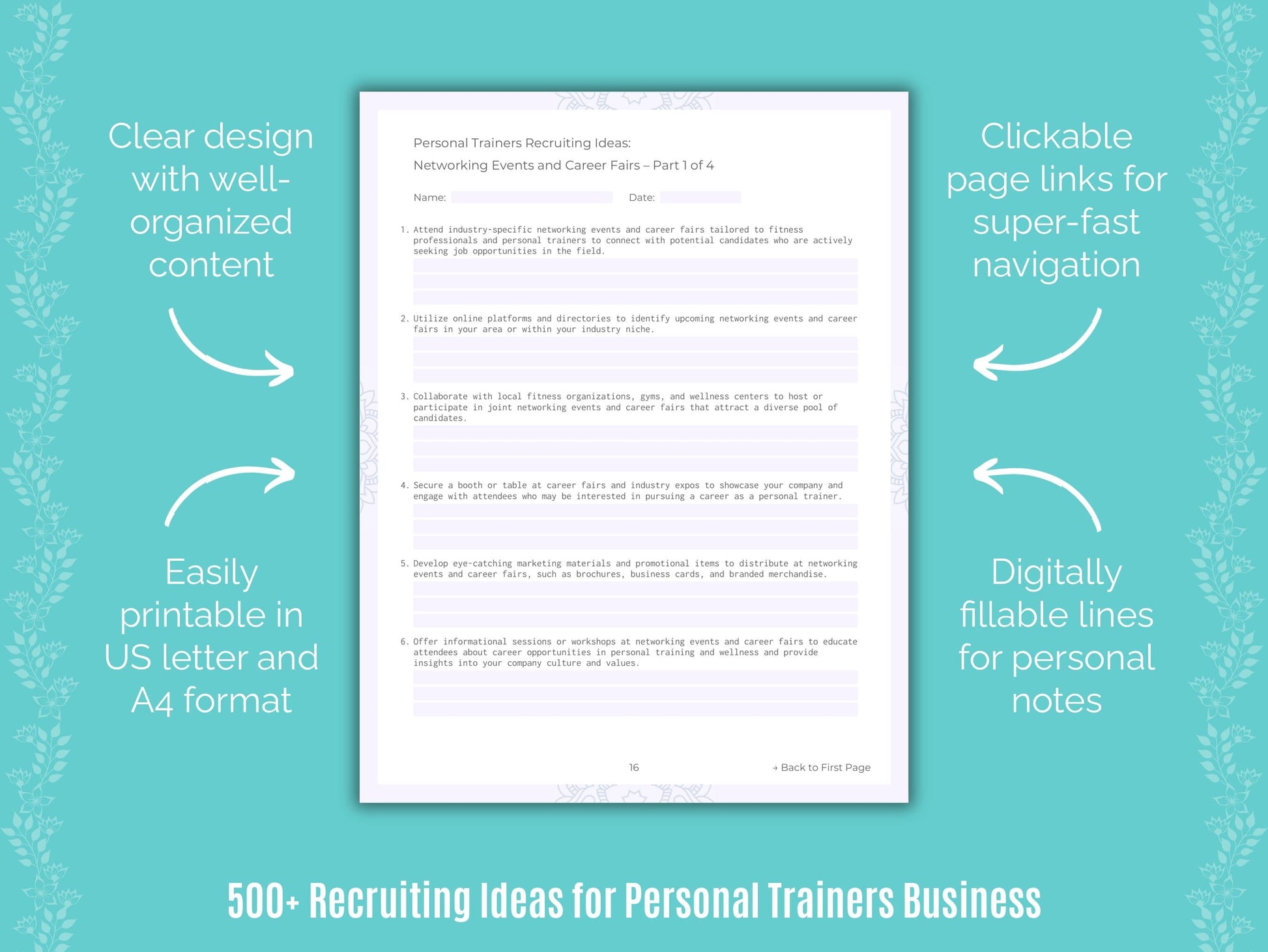 Personal Trainers Business Templates