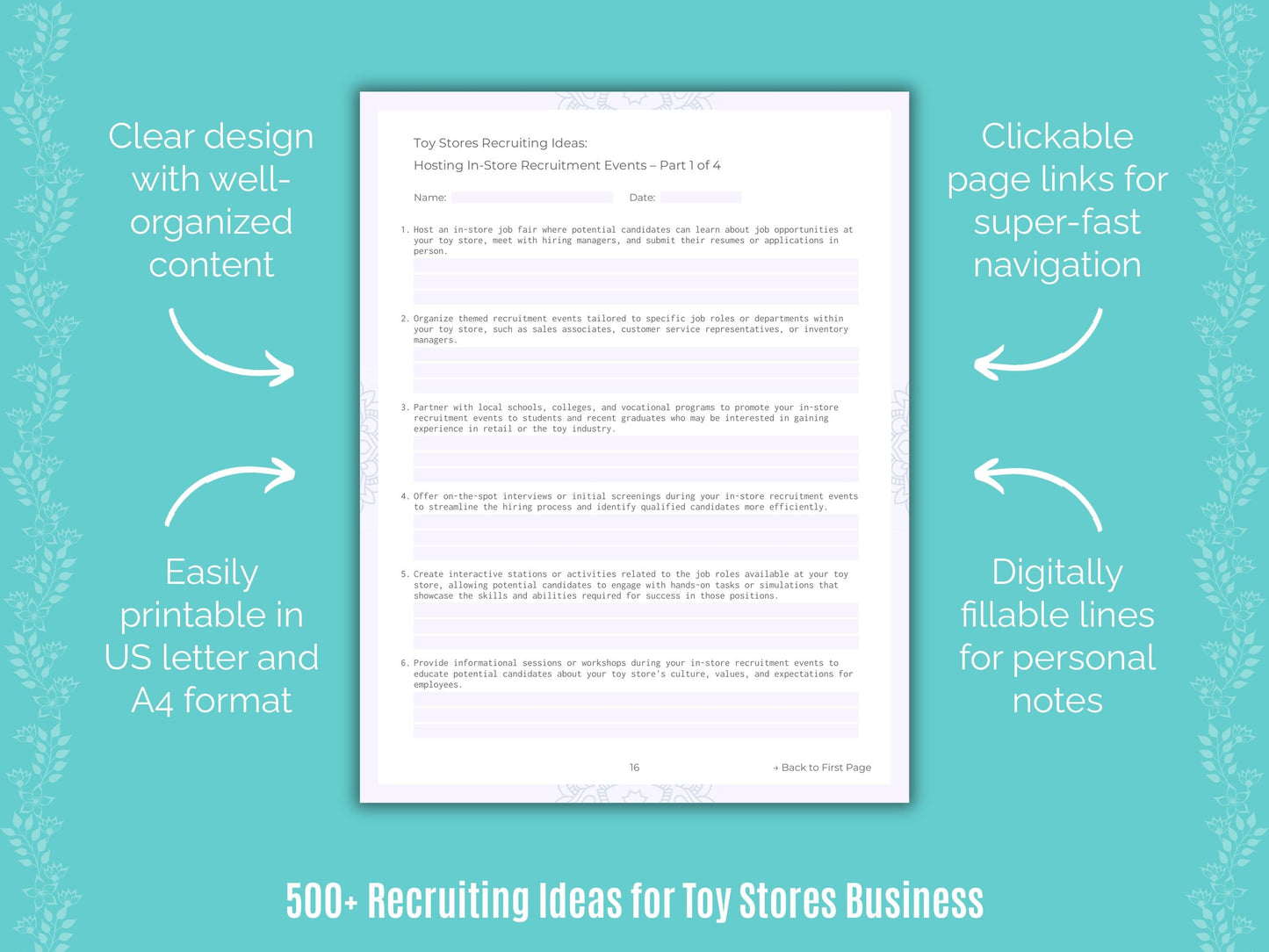 Toy Stores Business Templates