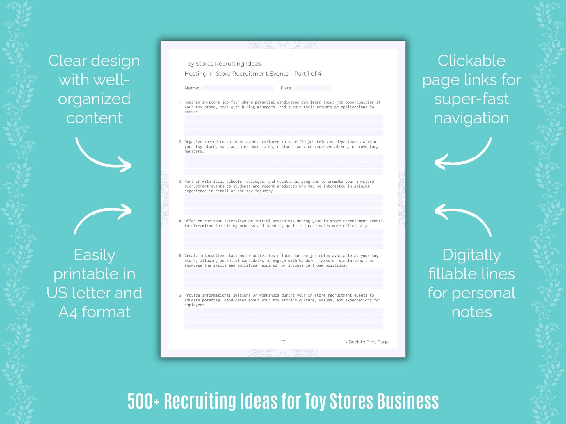 Toy Stores Business Templates