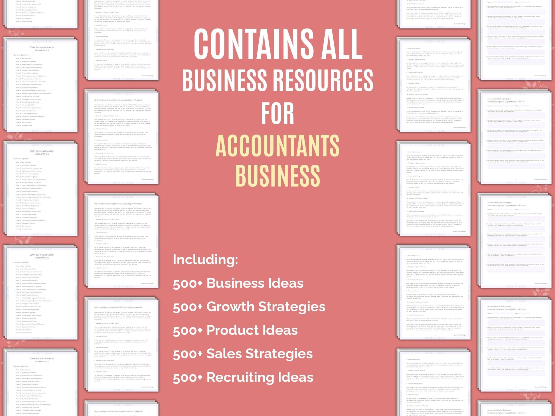 Accountants Business Worksheets