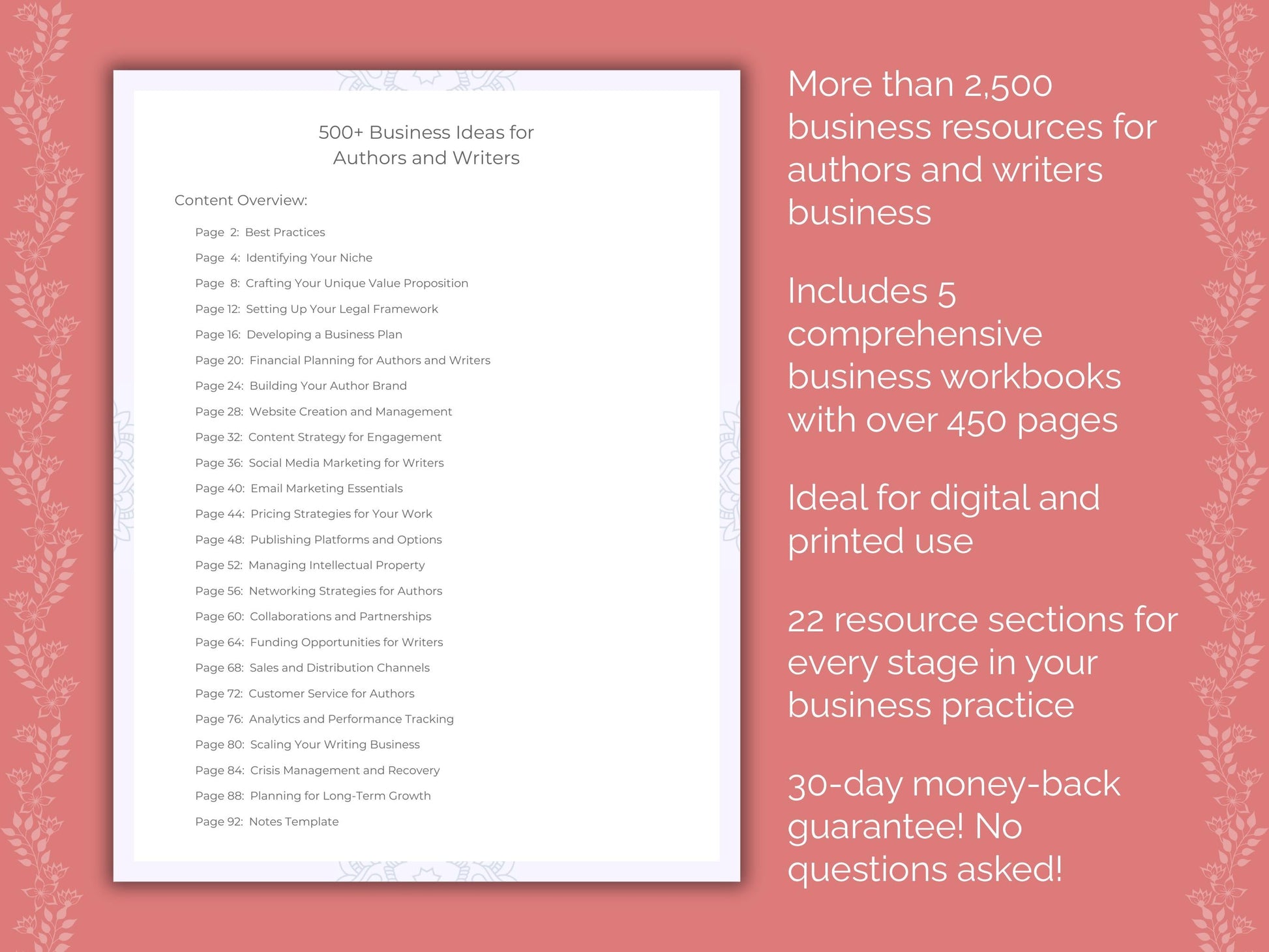 Authors and Writers Business Templates