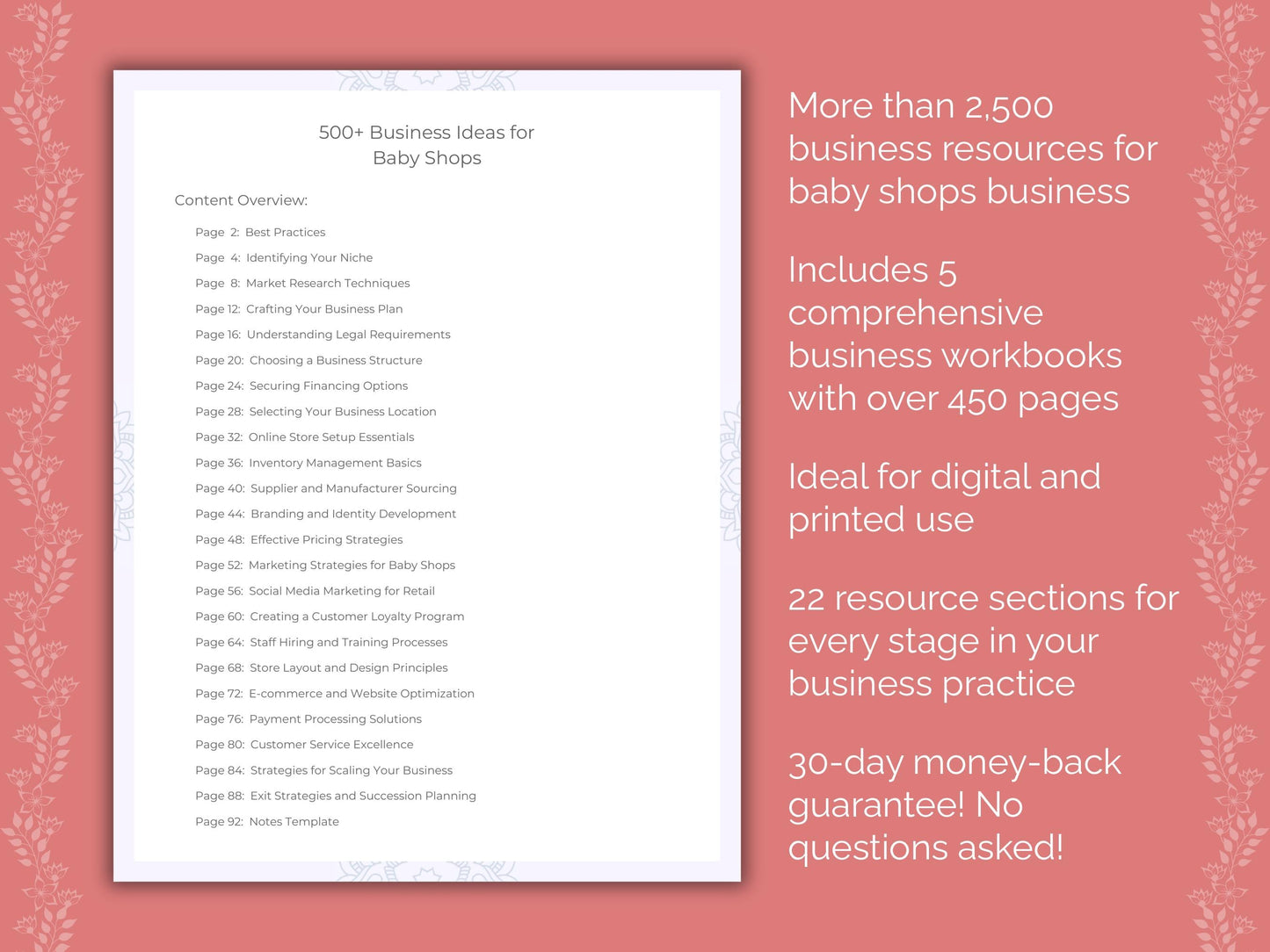 Baby Shops Business Templates