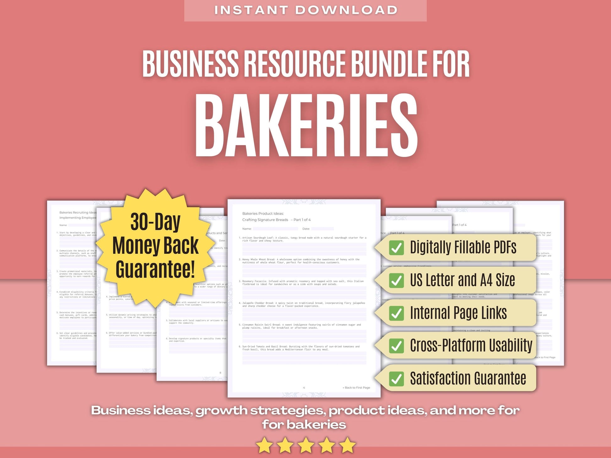 Bakeries Business Workbooks