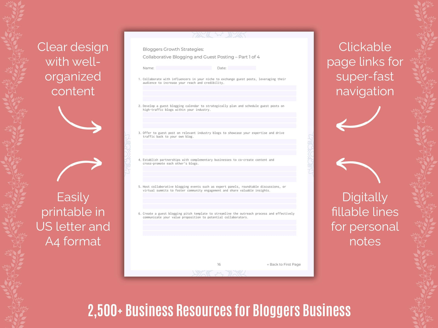 Bloggers Business Cheat Sheets