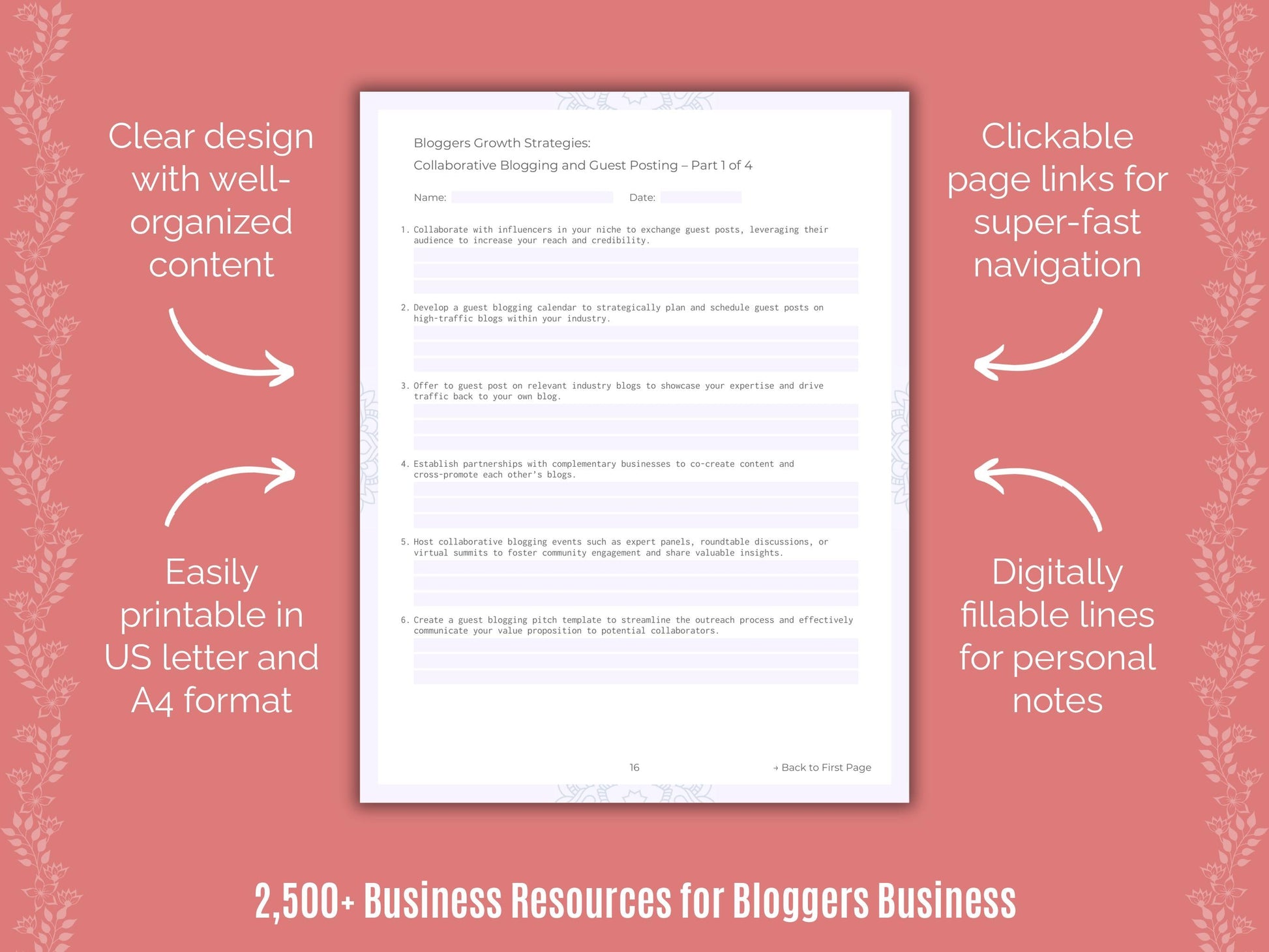 Bloggers Business Cheat Sheets