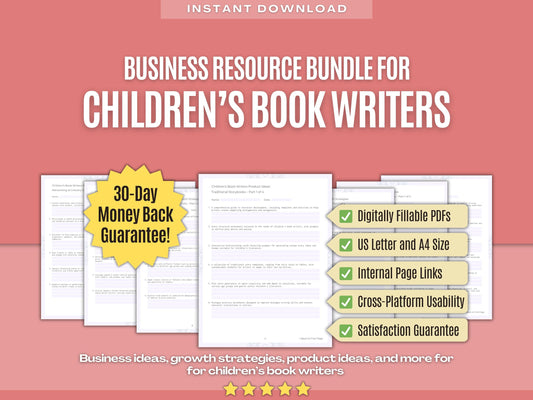 Children’s Book Writers Business Workbooks