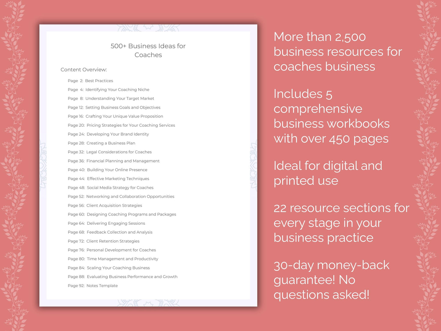 Coaches Business Templates