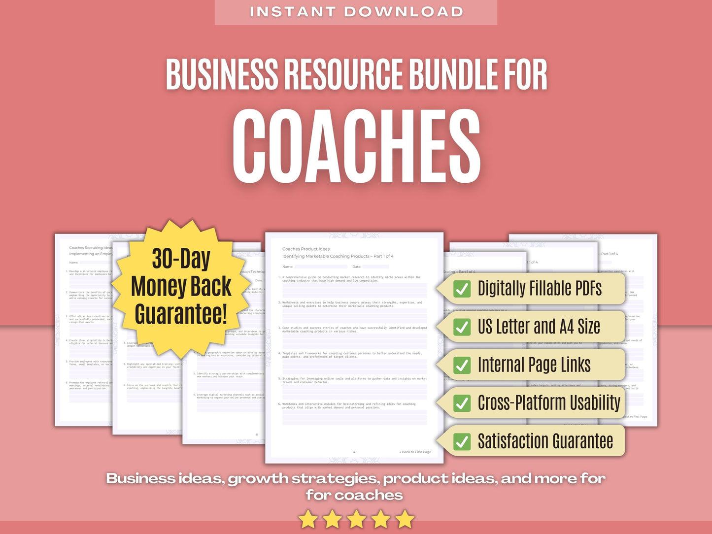 Coaches Business Workbooks