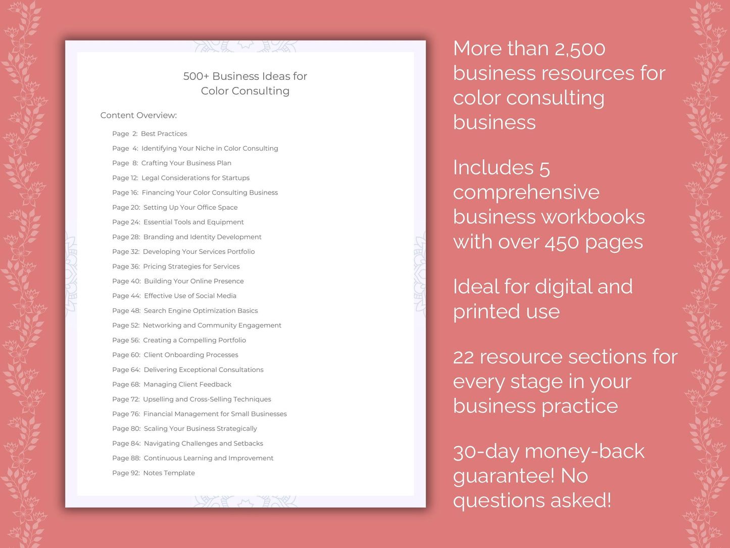 Color Consulting Business Templates