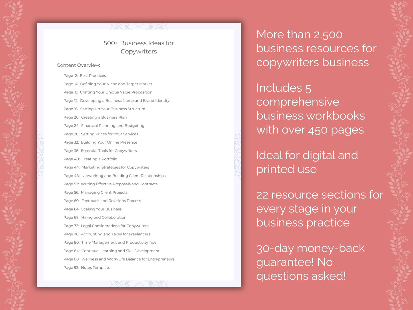 Copywriters Business Templates