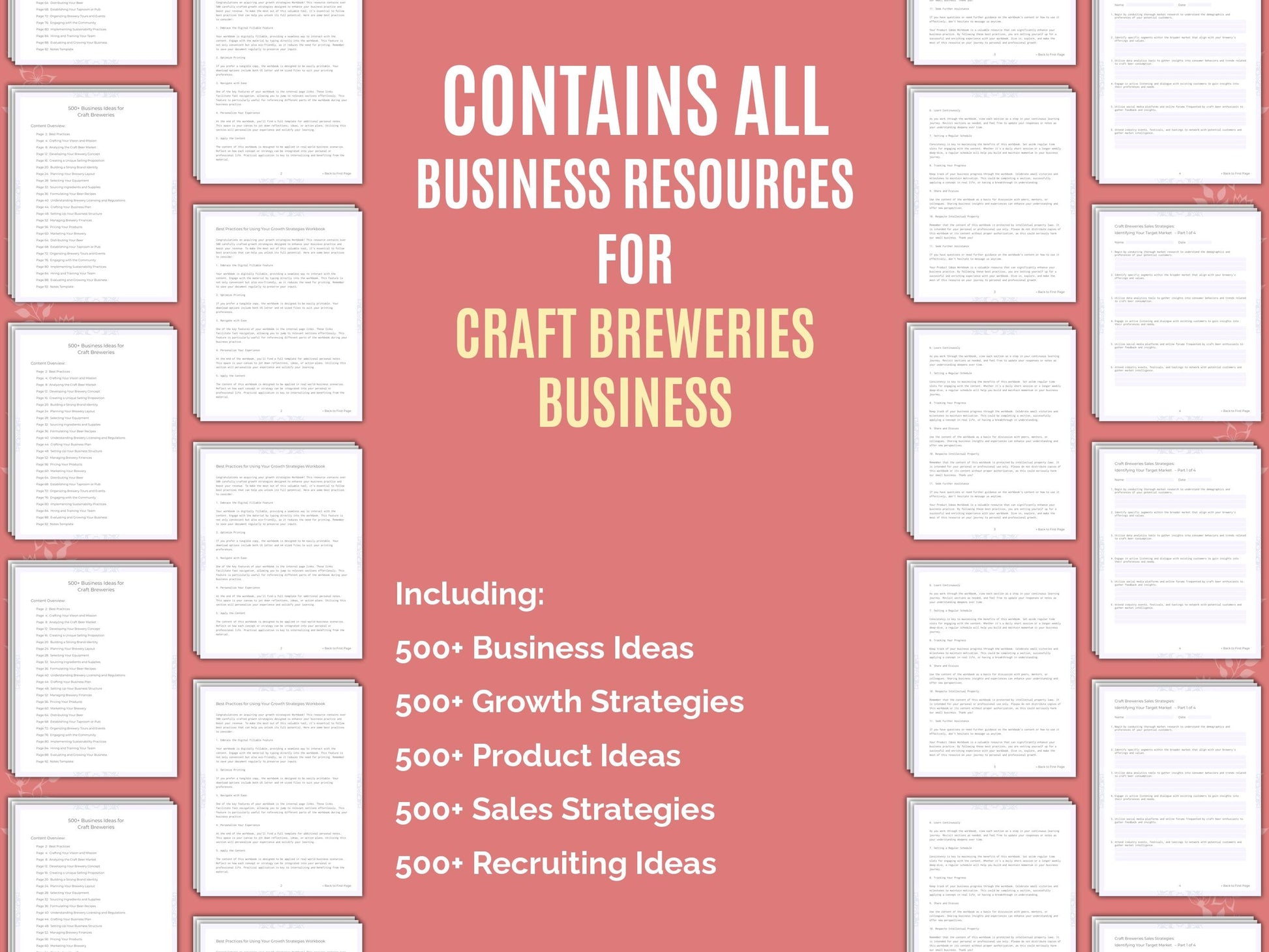 Craft Breweries Business Worksheets