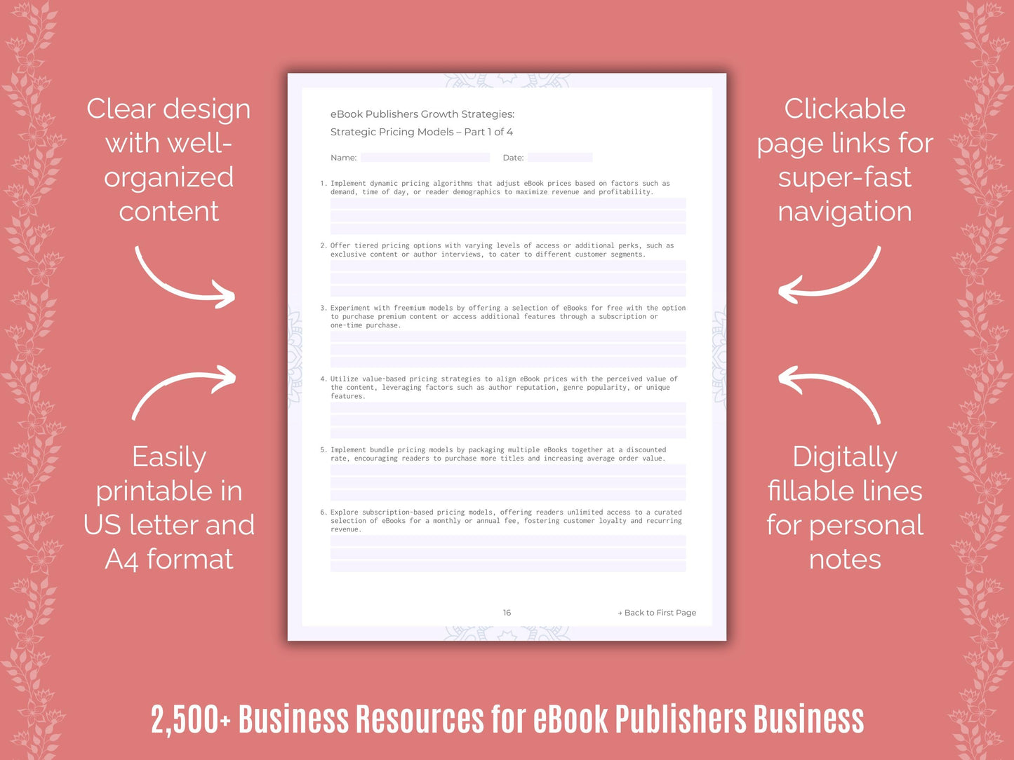 eBook Publishers Business Cheat Sheets