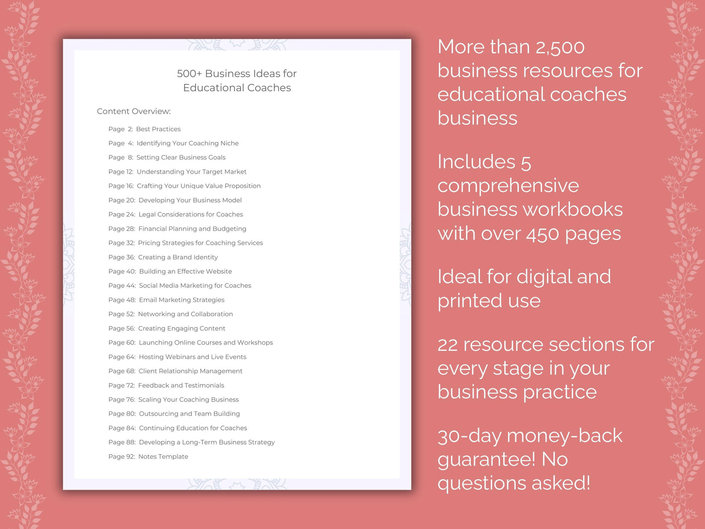 Educational Coaches Business Templates