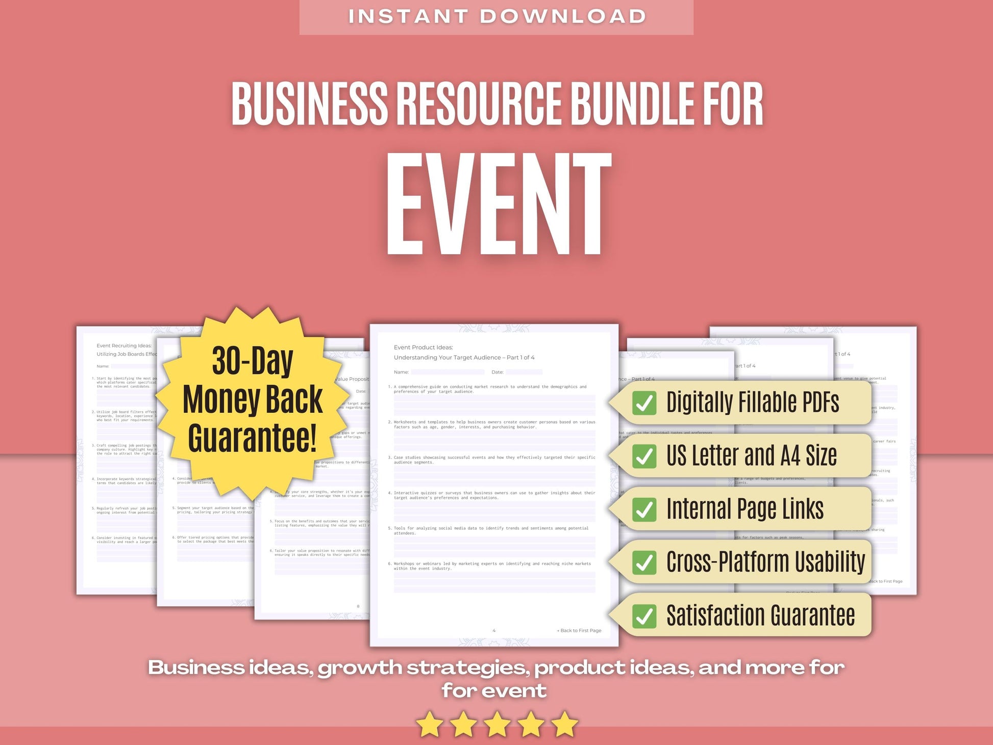 Event Business Workbooks