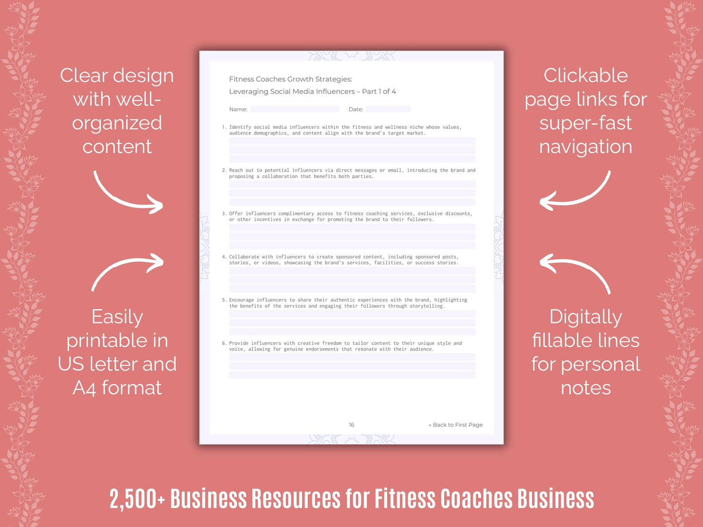 Fitness Coaches Business Cheat Sheets