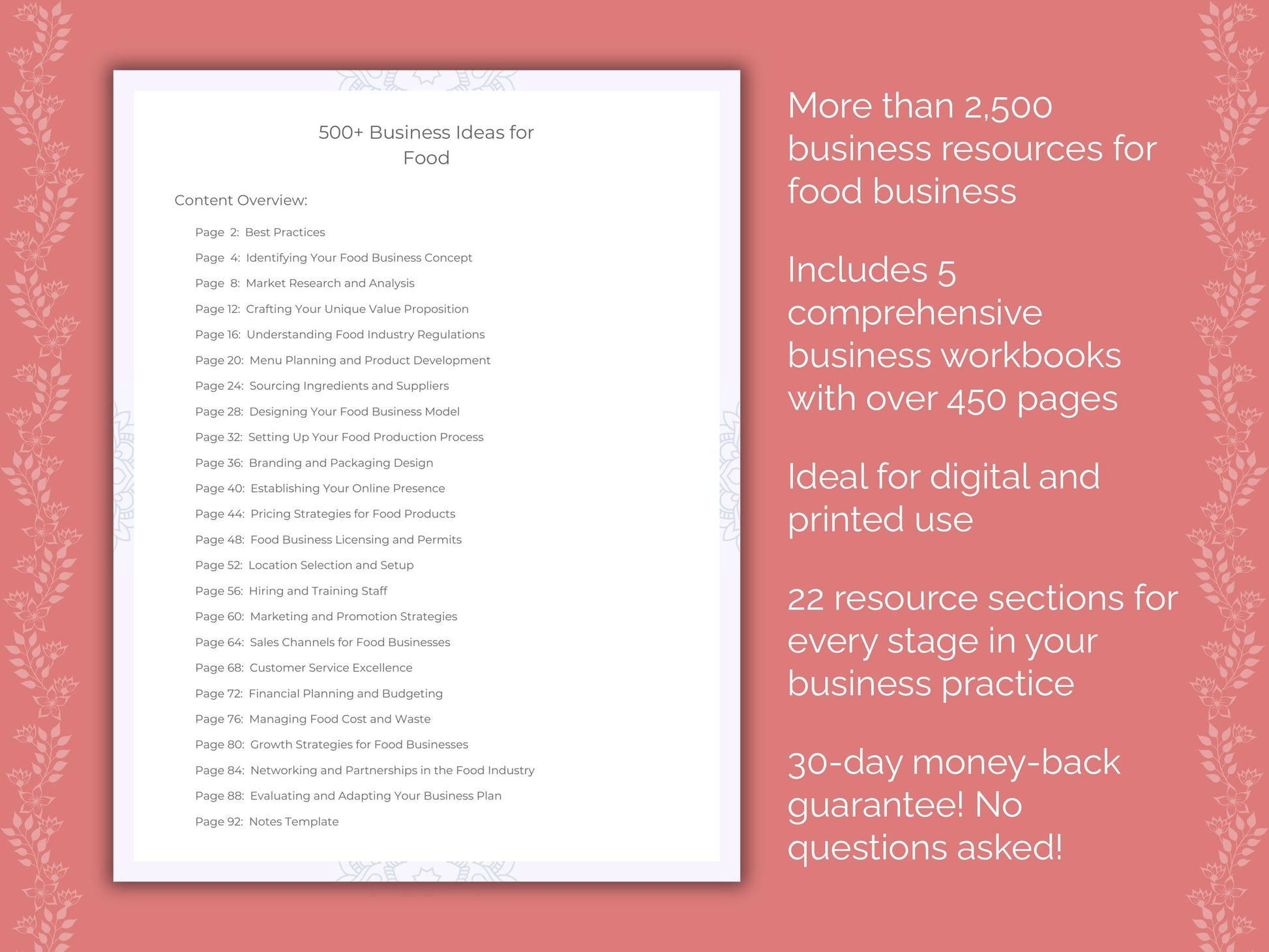 Food Business Templates