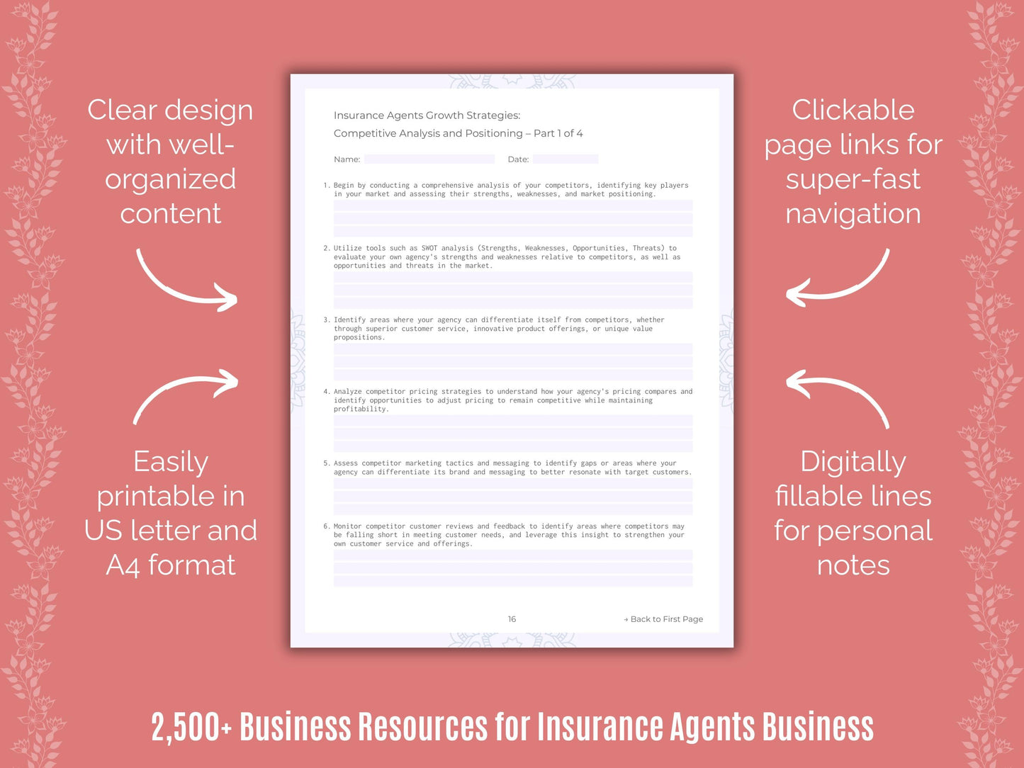 Insurance Agents Business Cheat Sheets