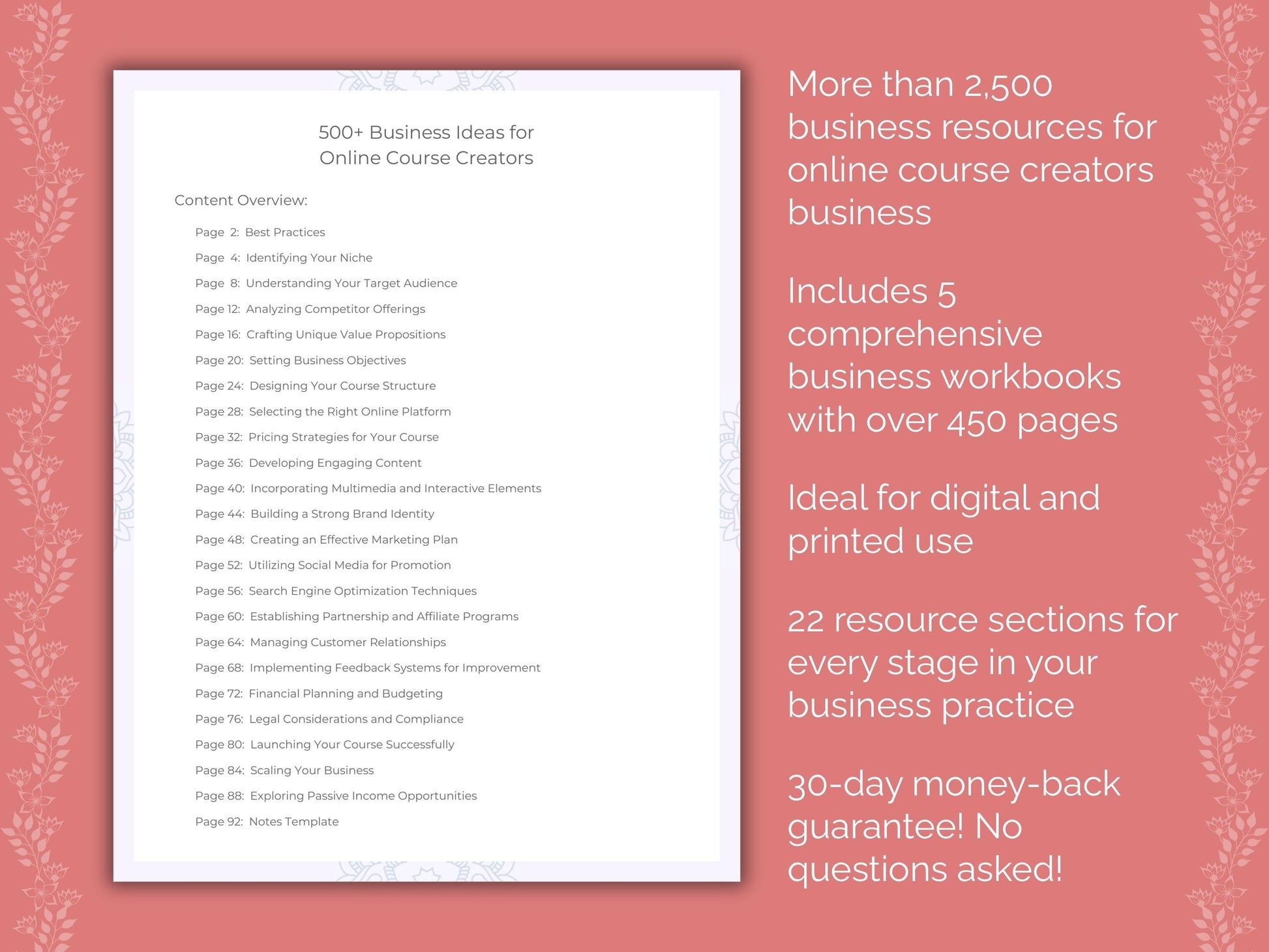 Online Course Creators Business Templates