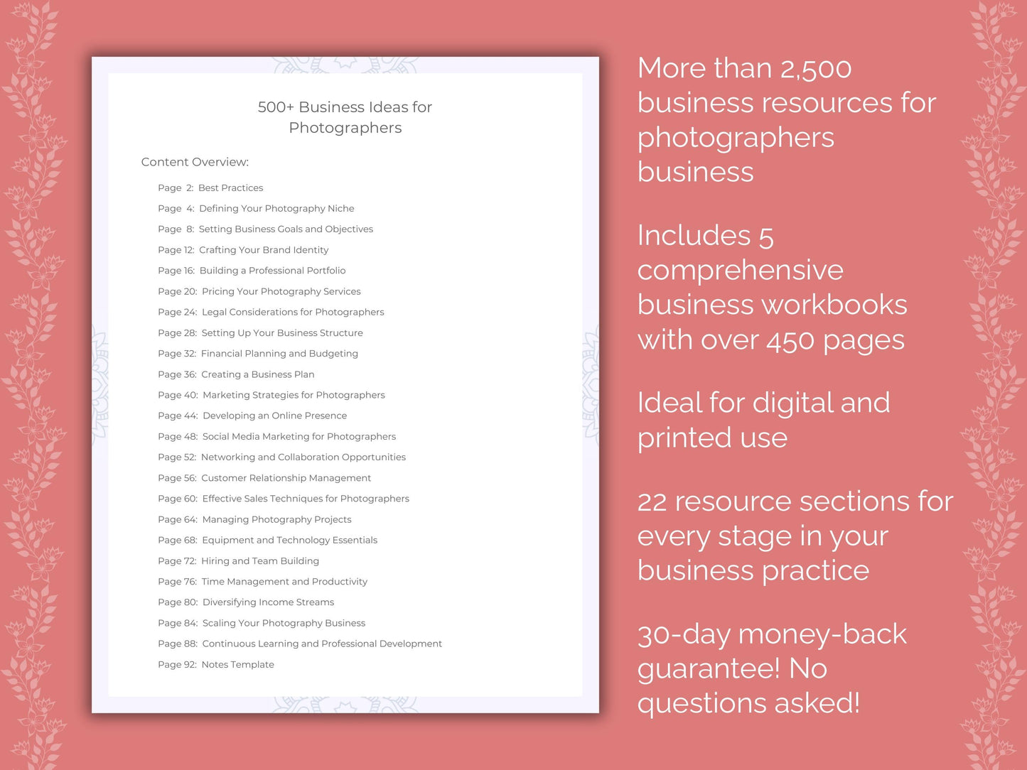 Photographers Business Templates