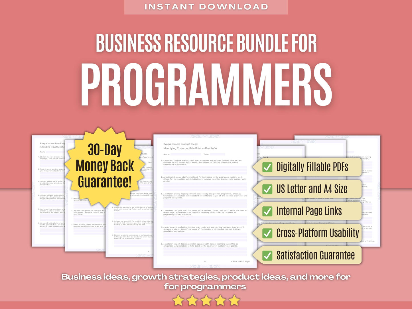 Programmers Business Workbooks