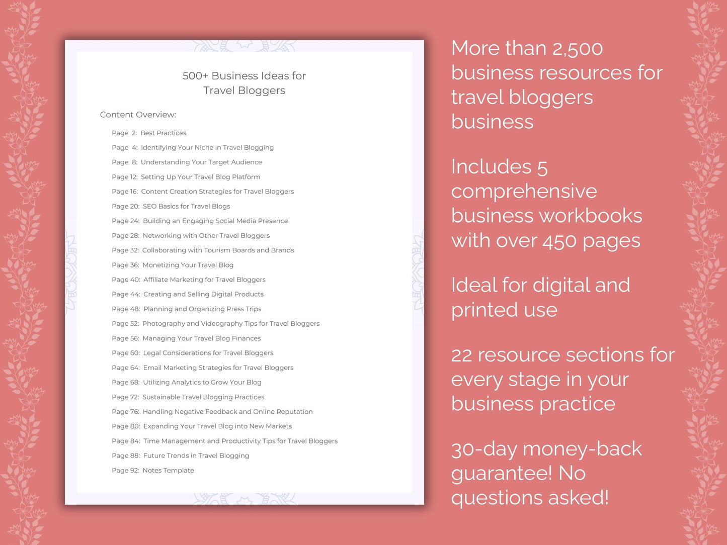 Travel Bloggers Business Templates