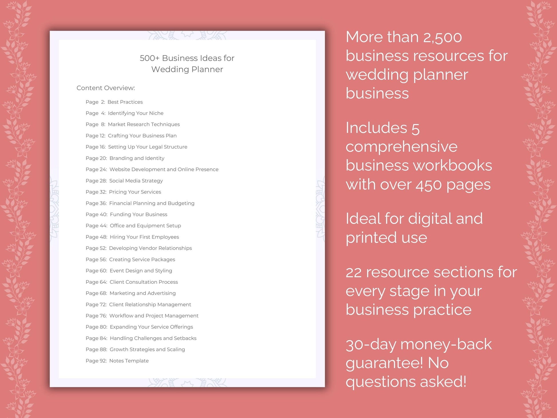 Wedding Planner Business Templates