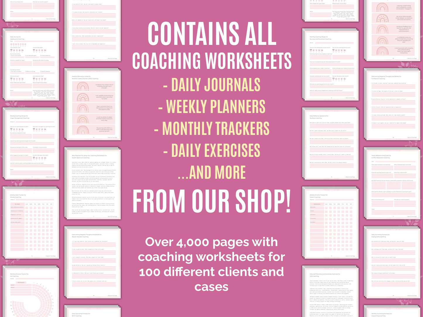 Coaching Coaching Worksheets