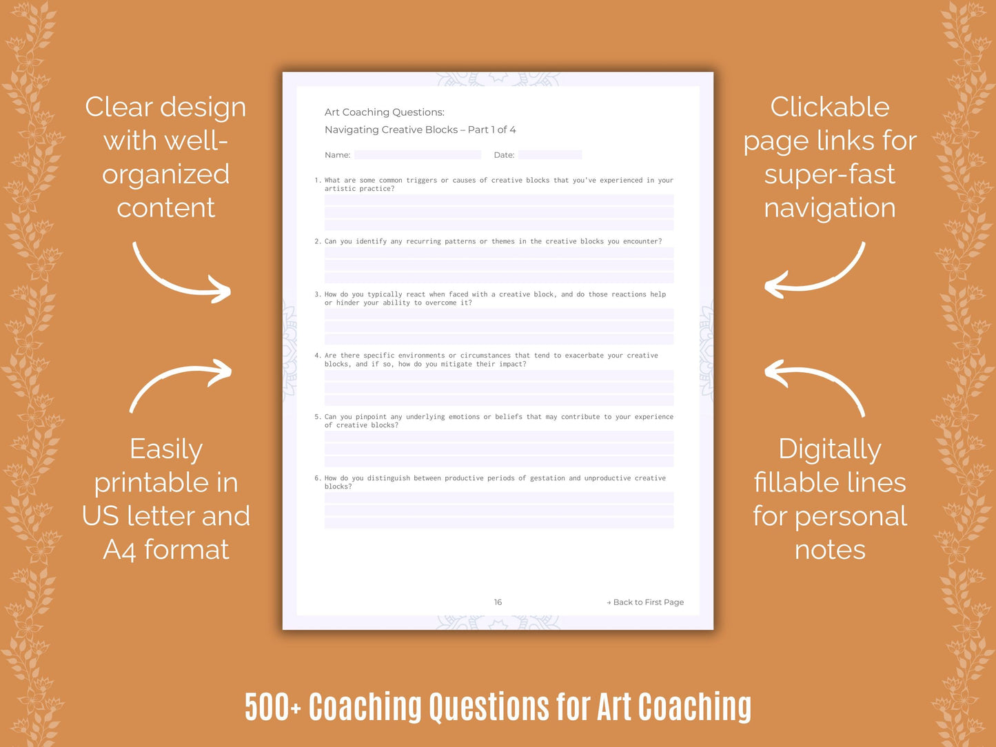 Art Coaching Templates