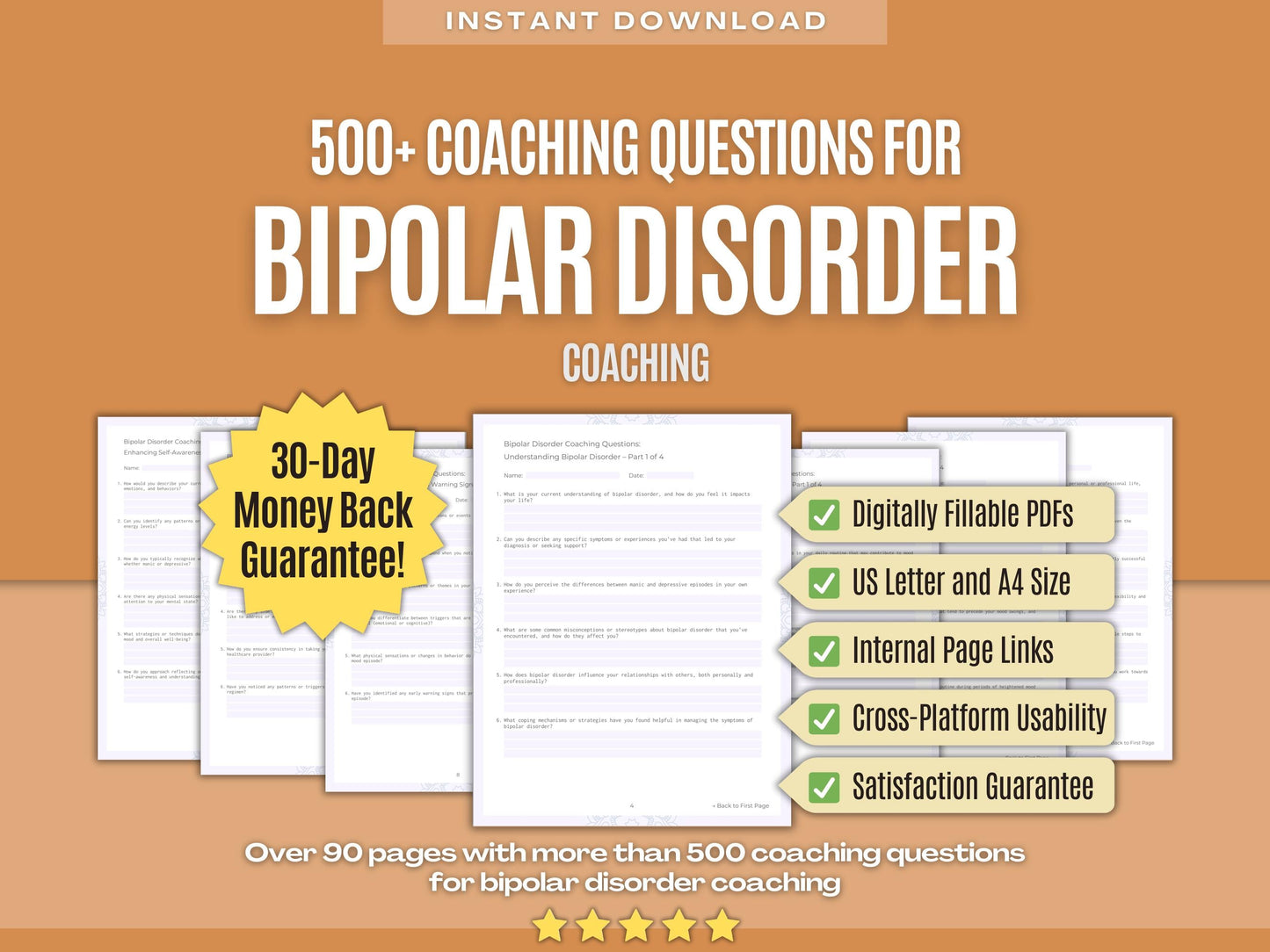 Bipolar Disorder Coaching Workbooks