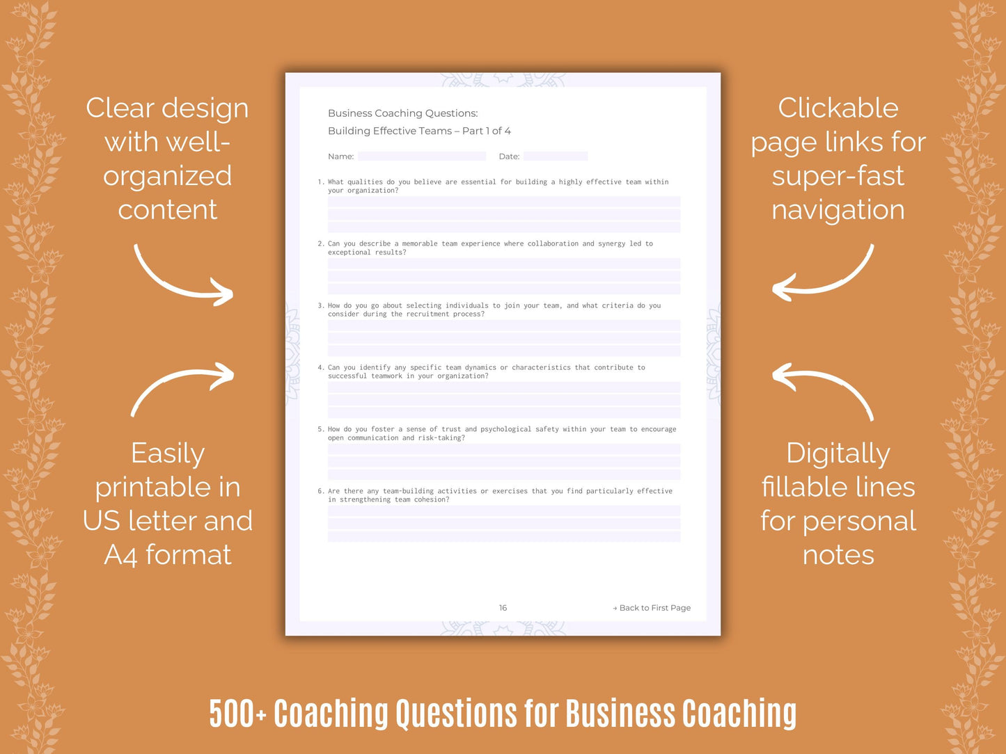 Business Coaching Templates