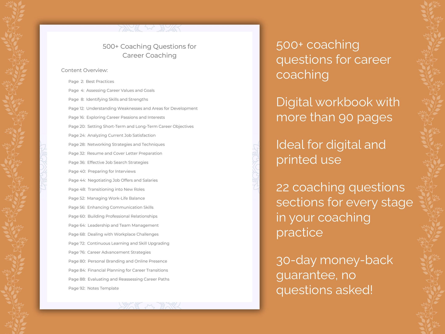 Career Coaching Worksheets