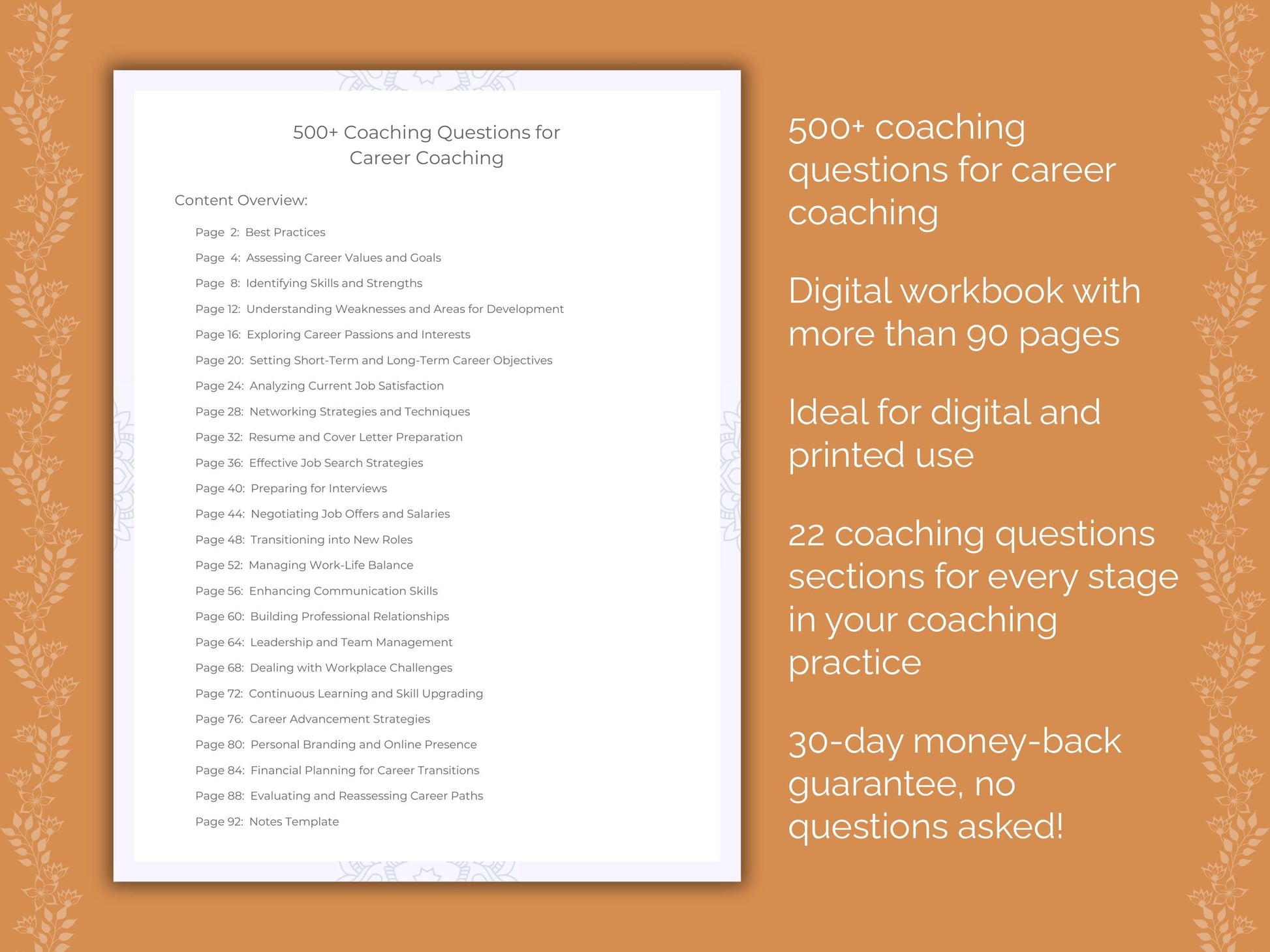 Career Coaching Worksheets