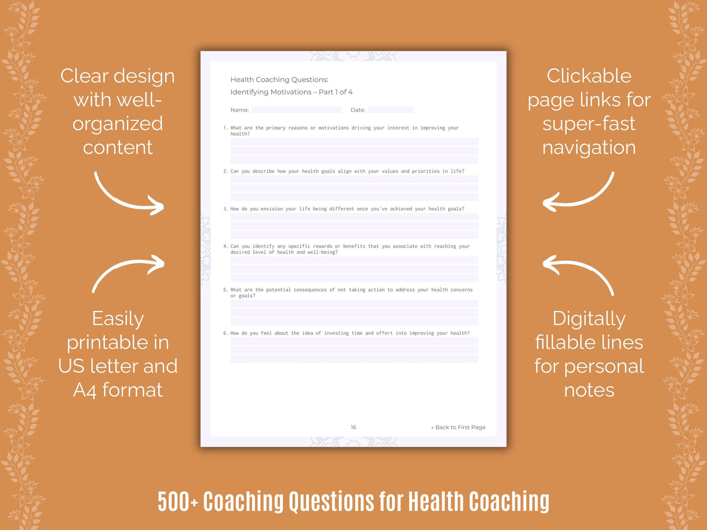 Health Coaching Templates