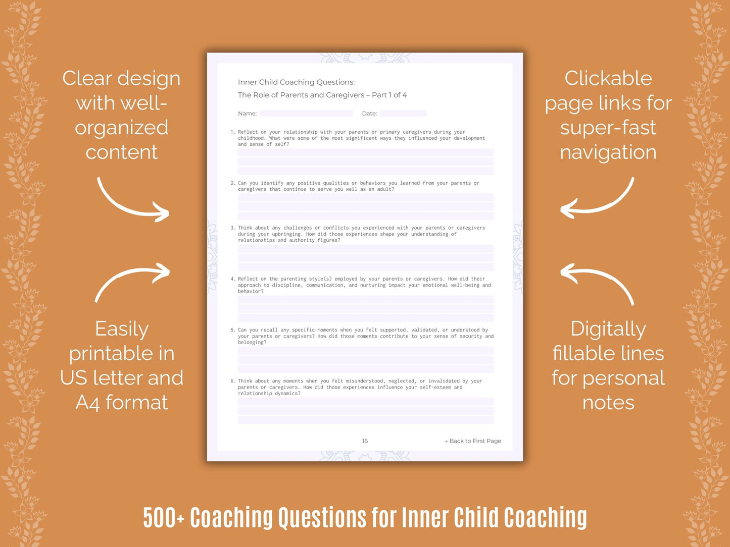 Inner Child Coaching Templates