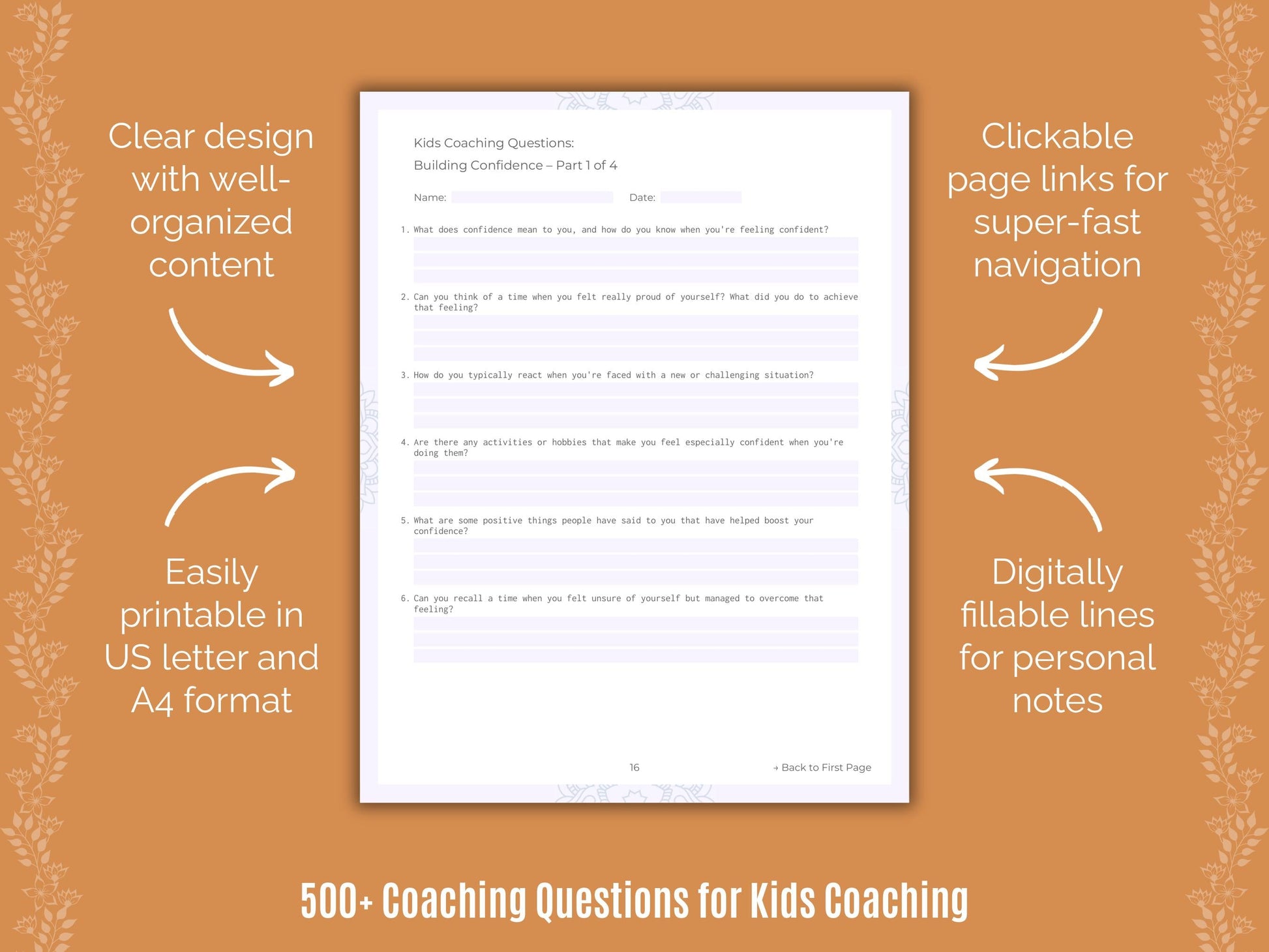 Kids Coaching Templates