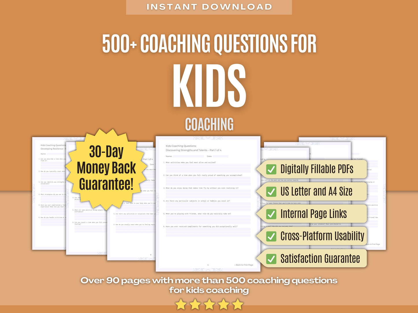 Kids Coaching Workbooks