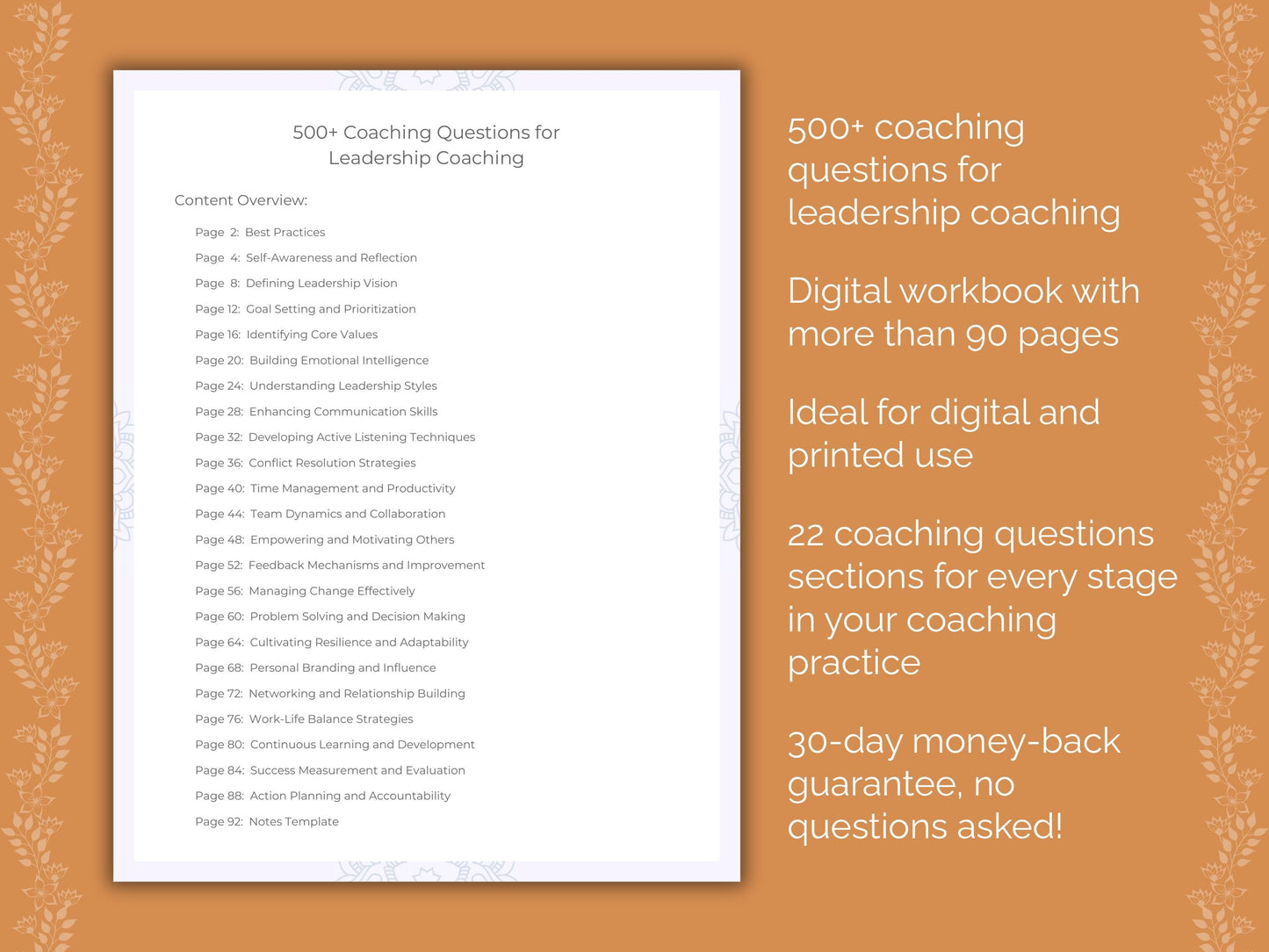 Leadership Coaching Worksheets