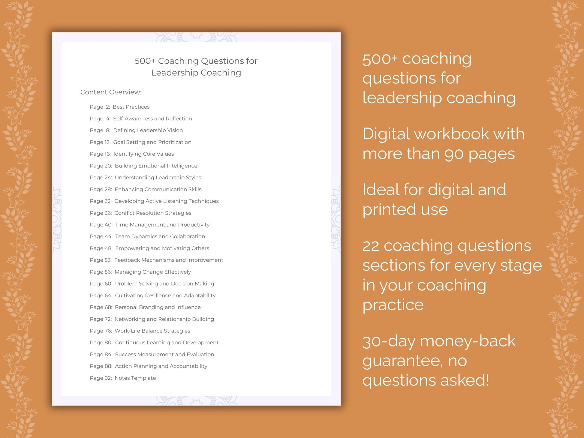 Leadership Coaching Worksheets