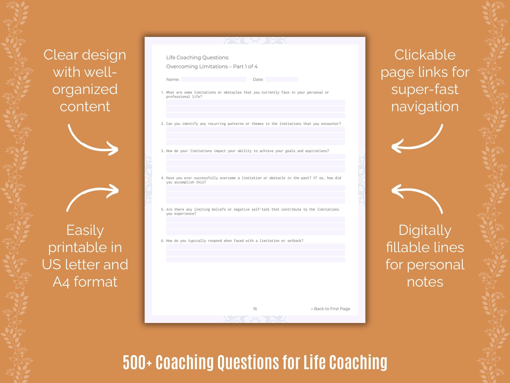 Life Coaching Templates