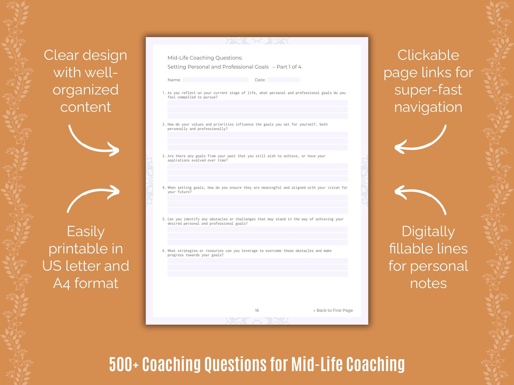 Mid-Life Coaching Templates