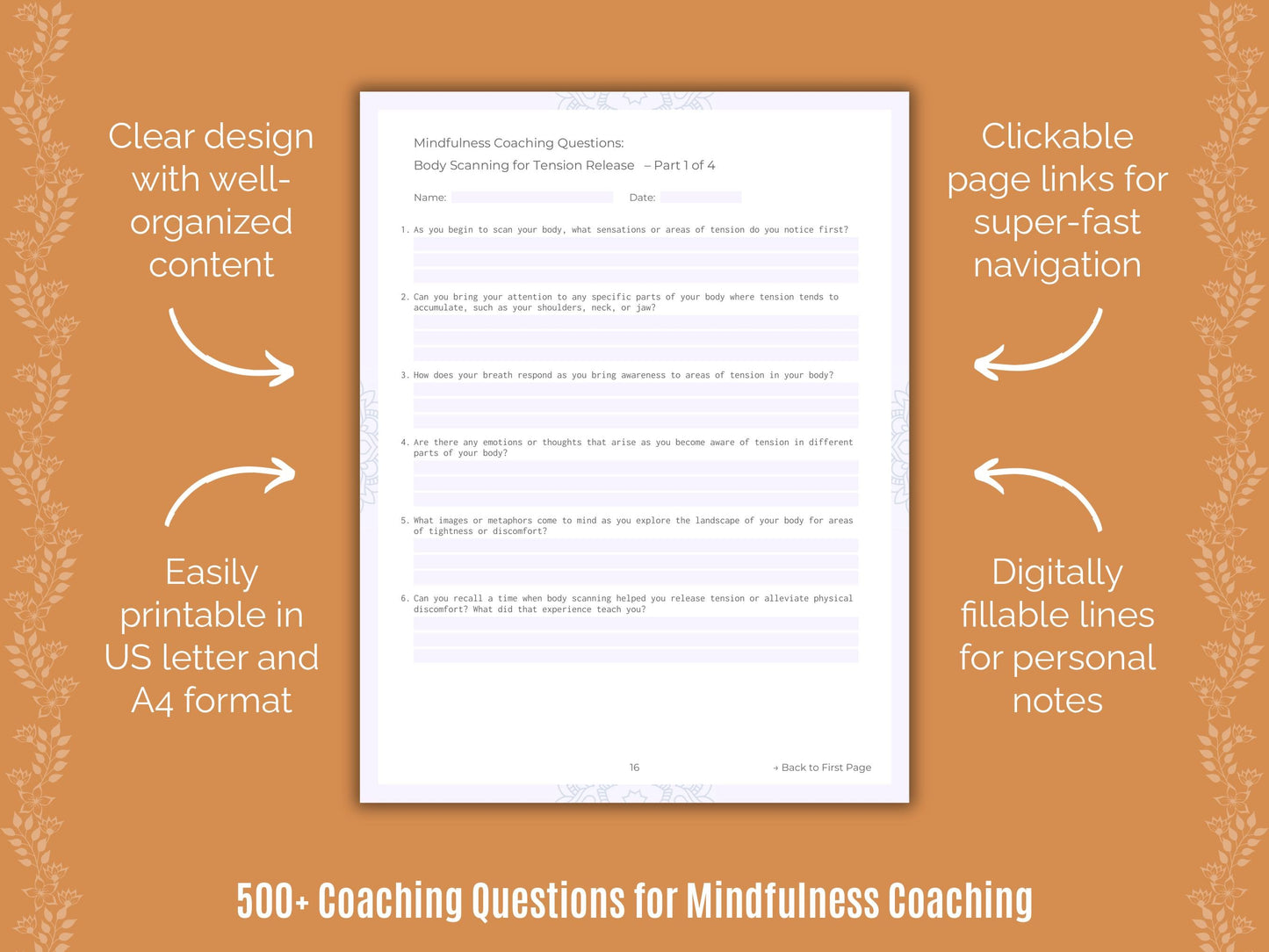 Mindfulness Coaching Templates