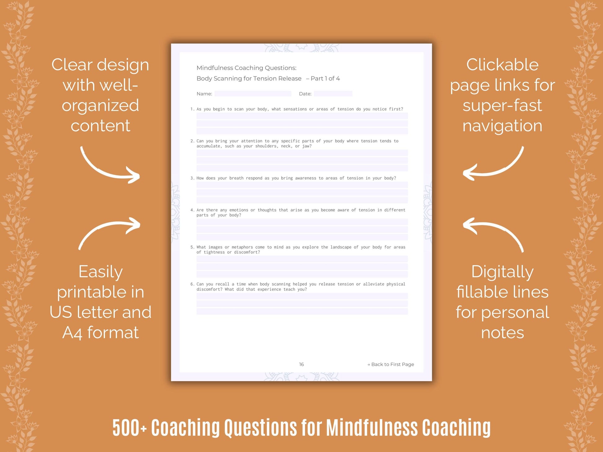 Mindfulness Coaching Templates