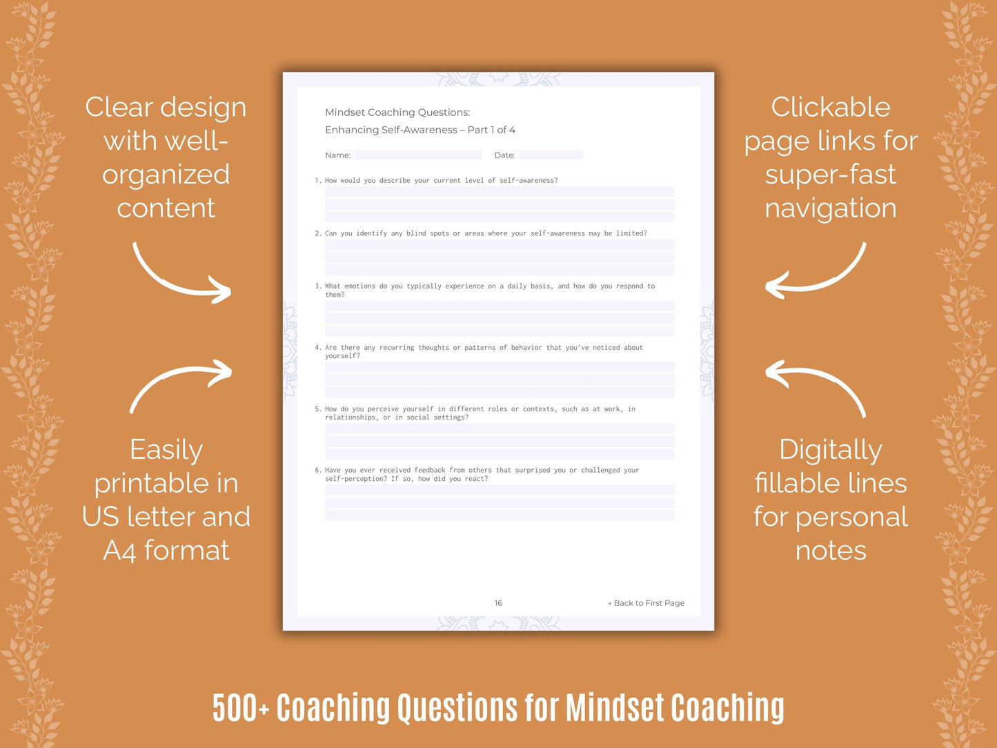 Mindset Coaching Templates