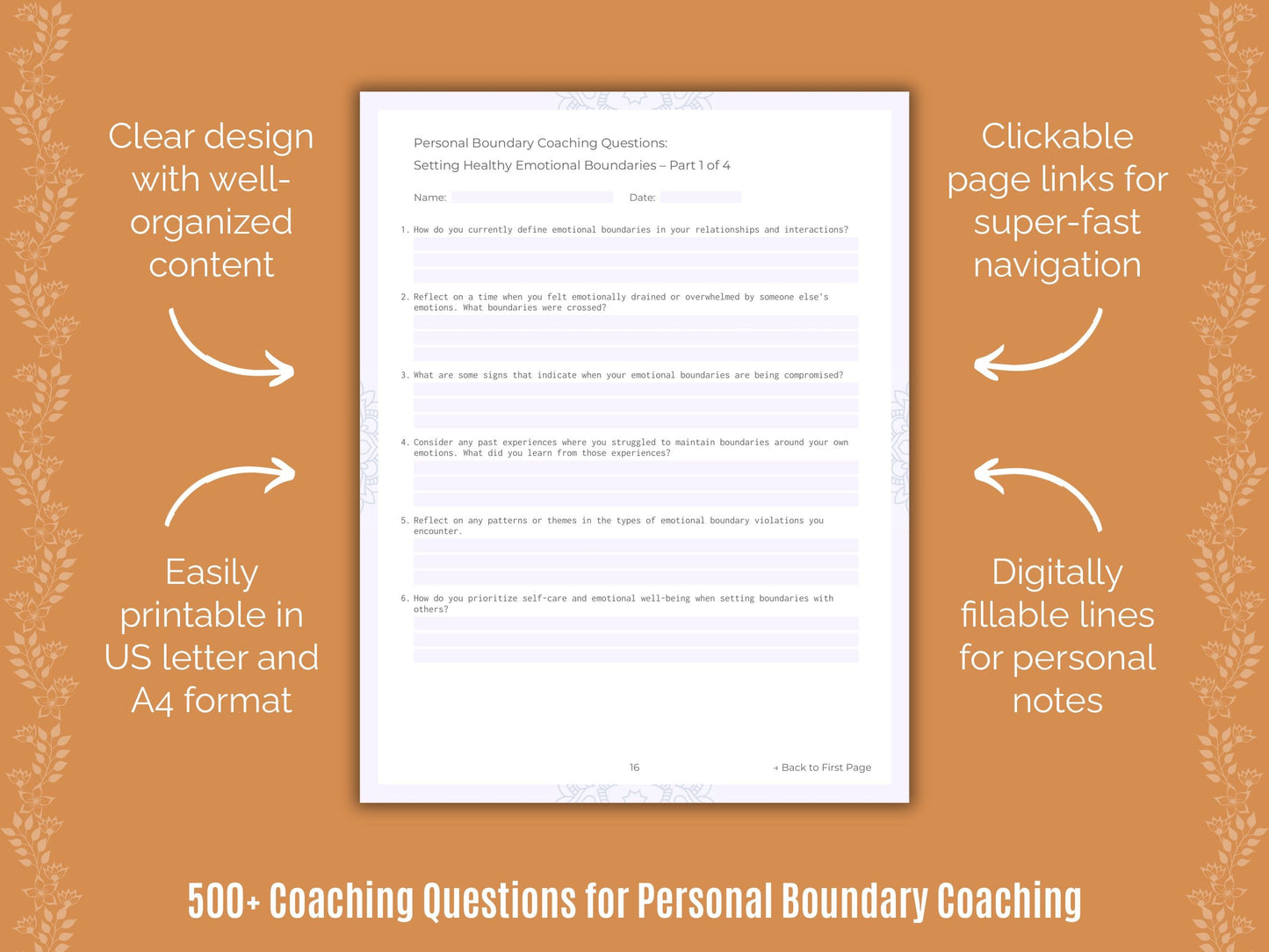 Personal Boundary Coaching Templates