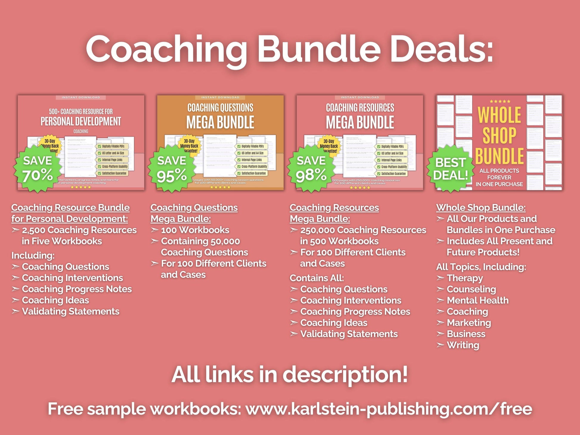 Personal Development Coaching Session Tools