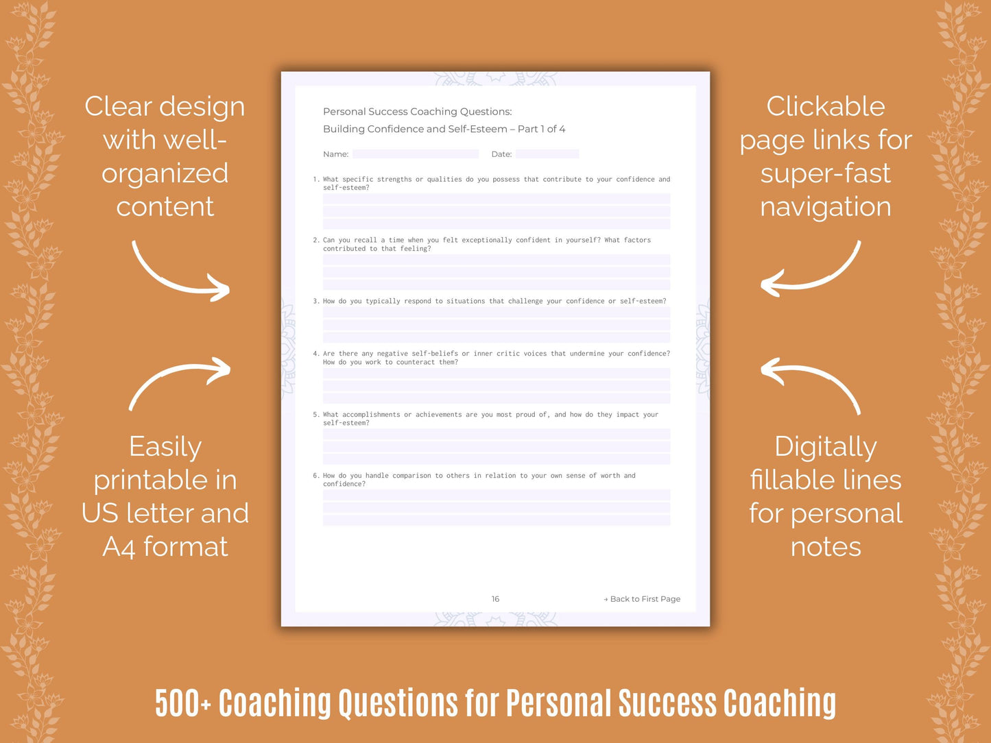 Personal Success Coaching Templates