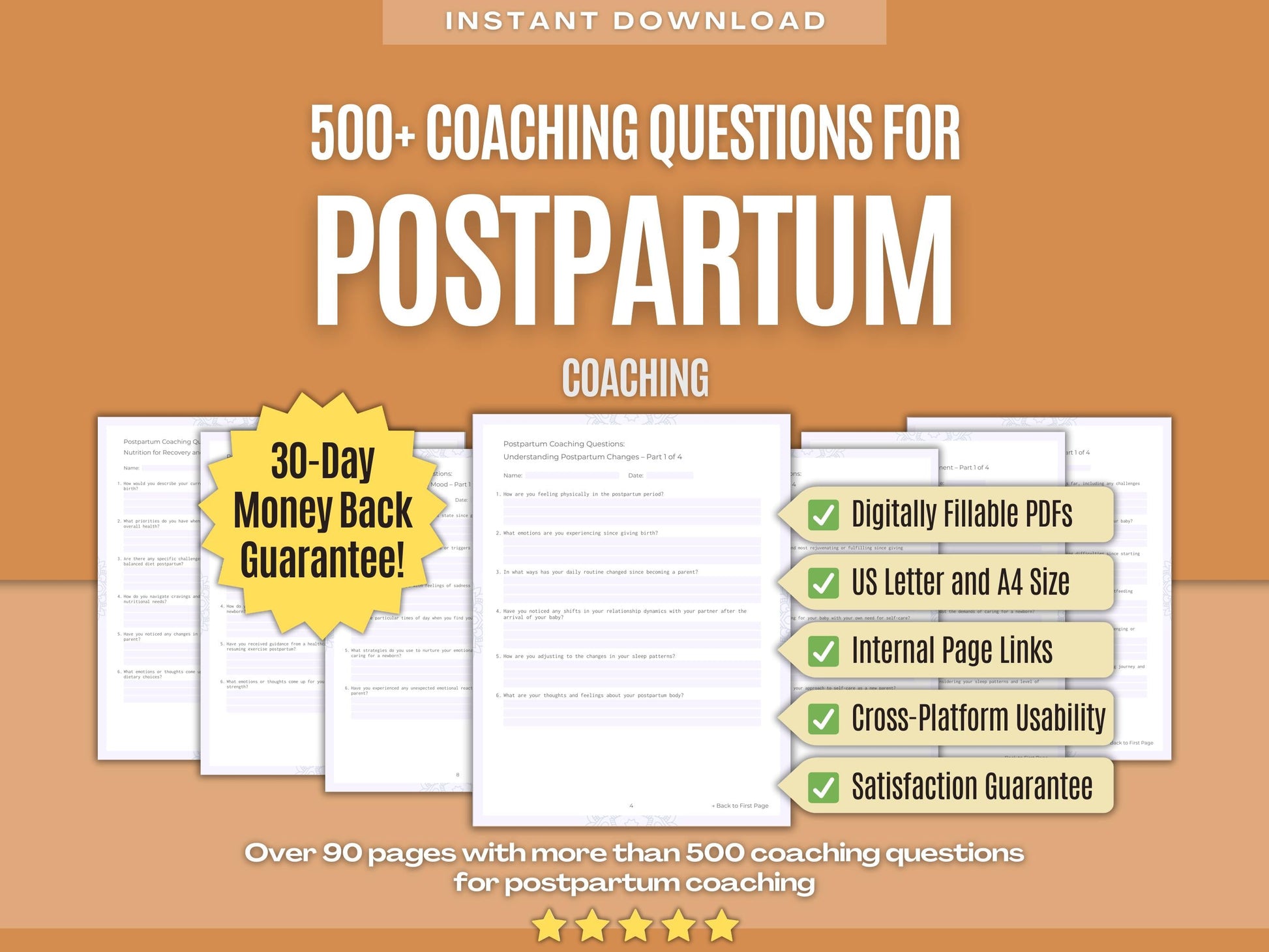 Postpartum Coaching Workbooks