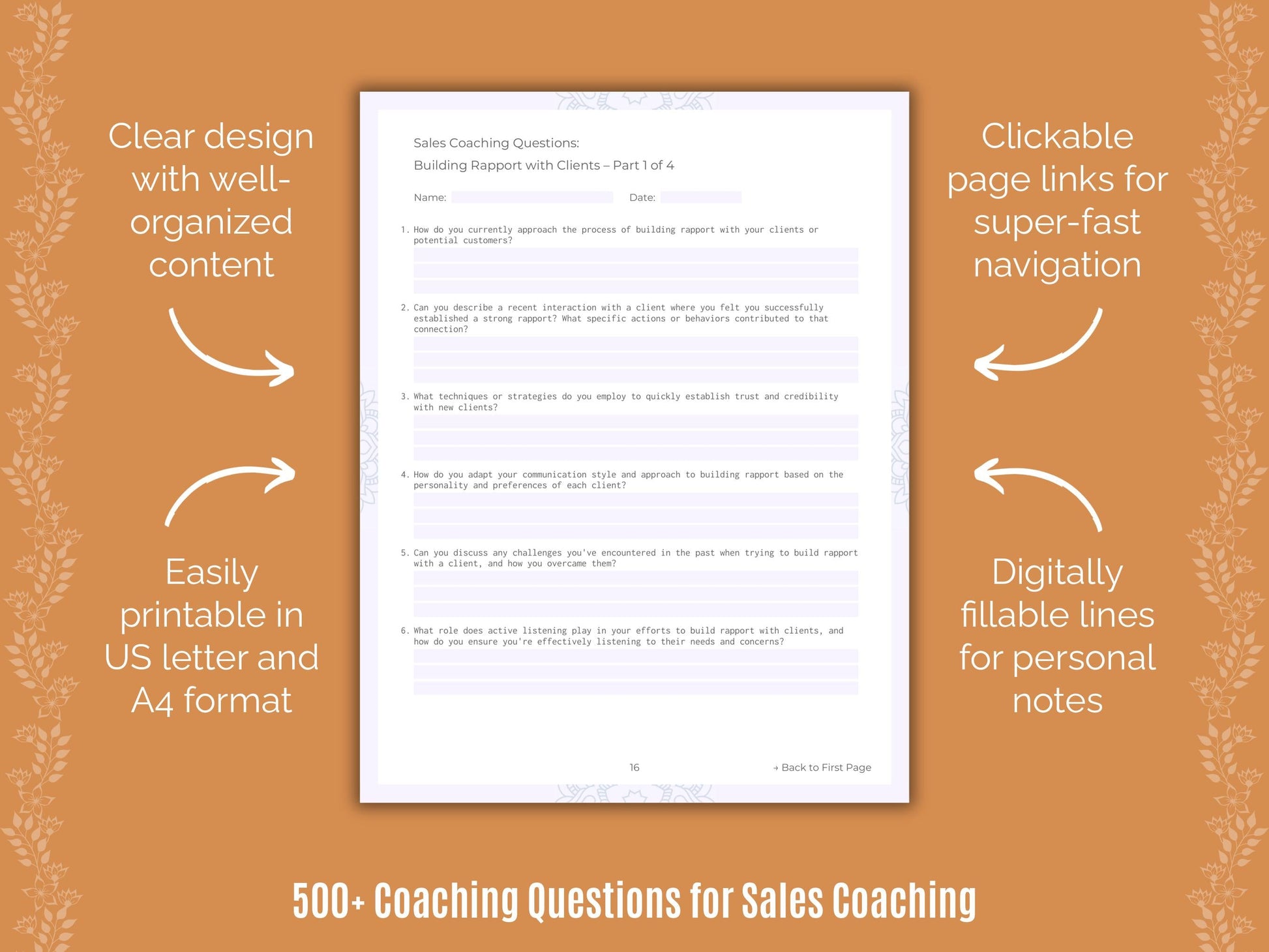 Sales Coaching Templates