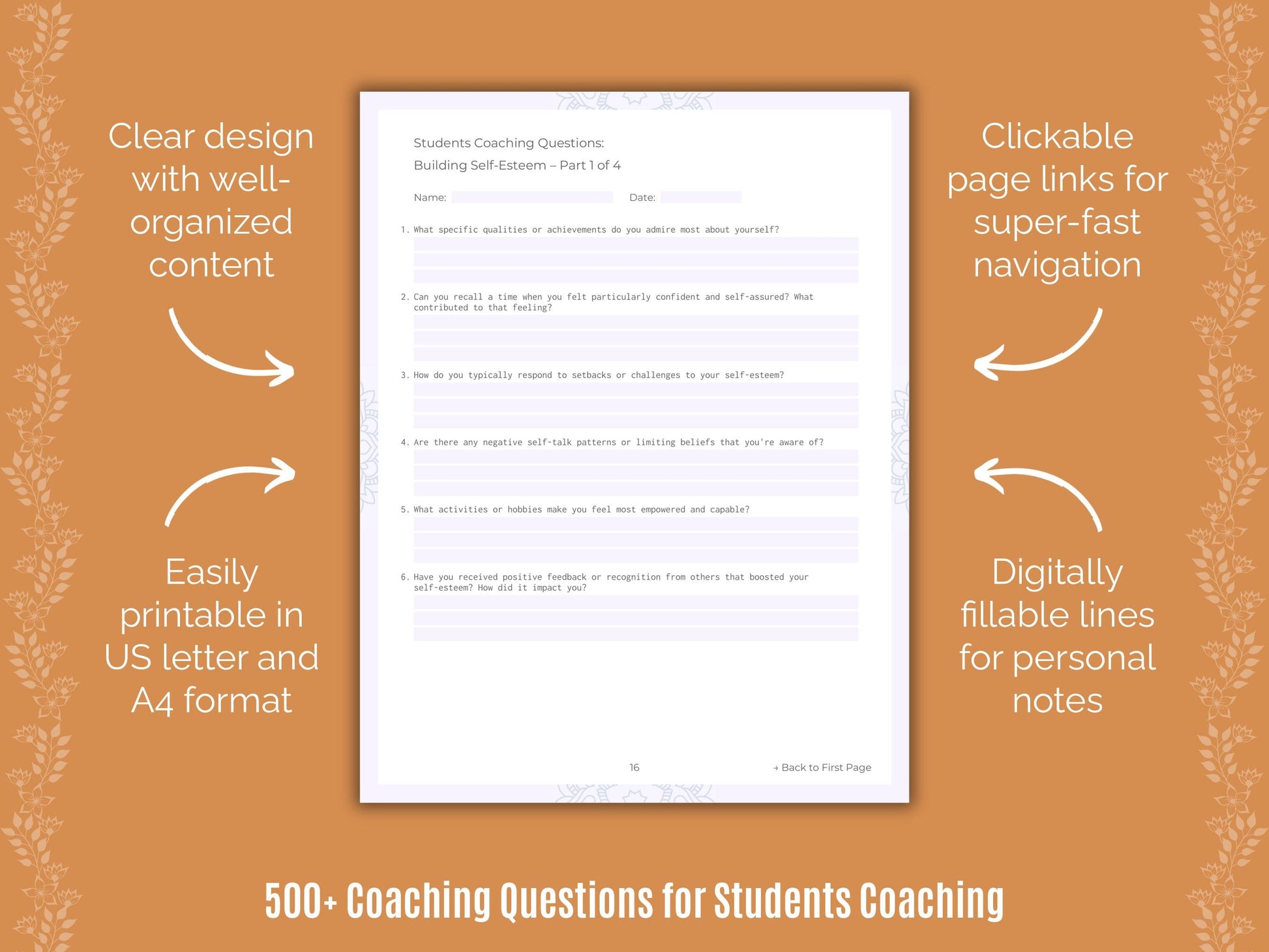 Students Coaching Templates